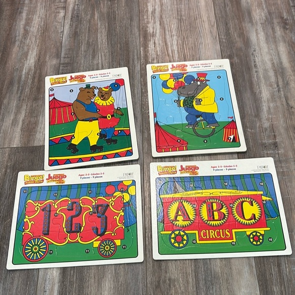 Kids Puzzles (4) Lot - Picture 1 of 6